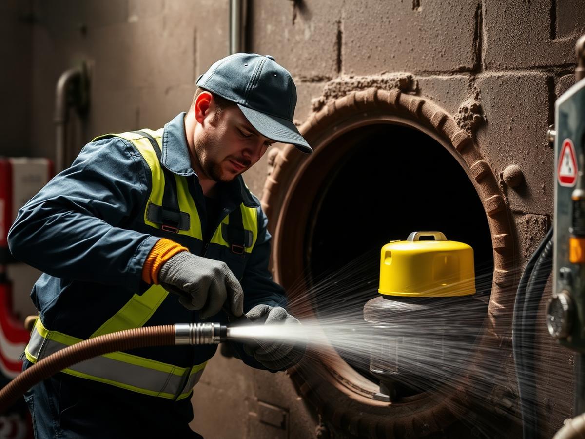 Drain cleaning service
