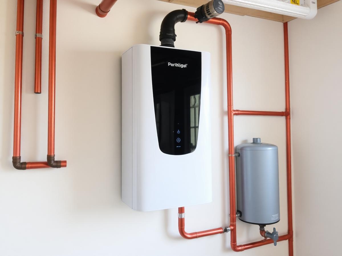 Tankless water heater installation